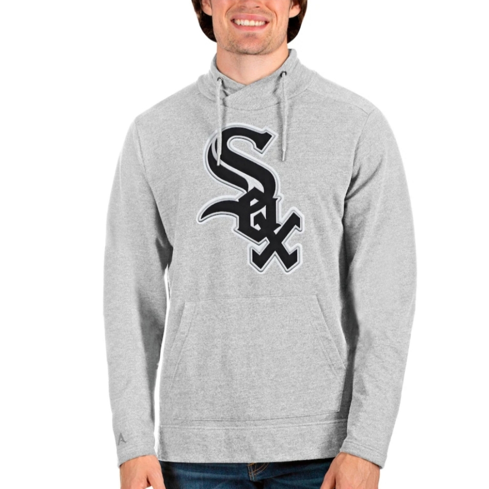 Chicago White Sox Pullover Sweatshirt - Heathered Gray - Brand New with Tags